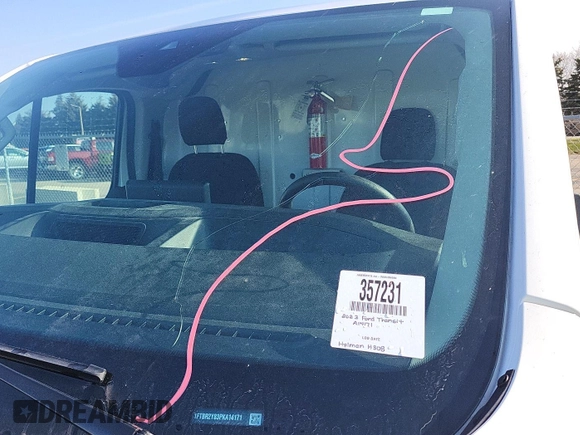 2023 Ford Transit Cargo with VIN 1FTBR2Y83PKA14171, listed as a IAAI auction lot 42161179 with 86,832 mi miles and . Bid and sale history available at DreamBid. Image 1.