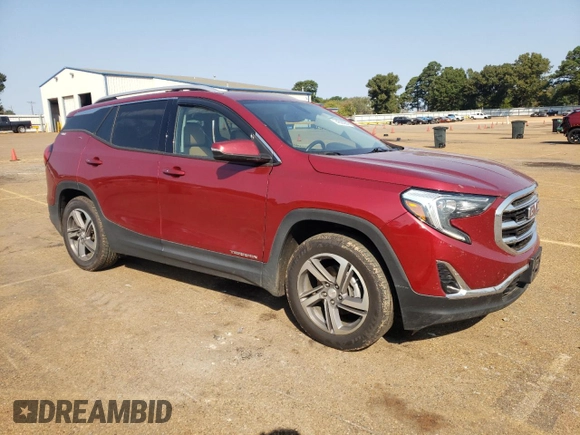 2018 GMC Terrain SLT Diesel with VIN 3GKALREU0JL298571, listed as a Copart auction lot 74898954 with 144,031 mi miles and Salvage Title. Bid and sale history available at DreamBid. Image 4.