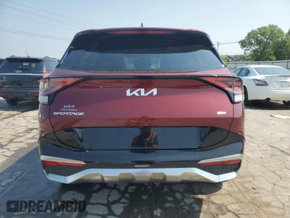 2024 Kia Sportage SX-Prestige with VIN KNDPXCDG5R7121467, listed as a Copart auction lot 58390245 with 7,310 mi miles and Salvage title. Bid and sale history available at DreamBid. Image 6.
