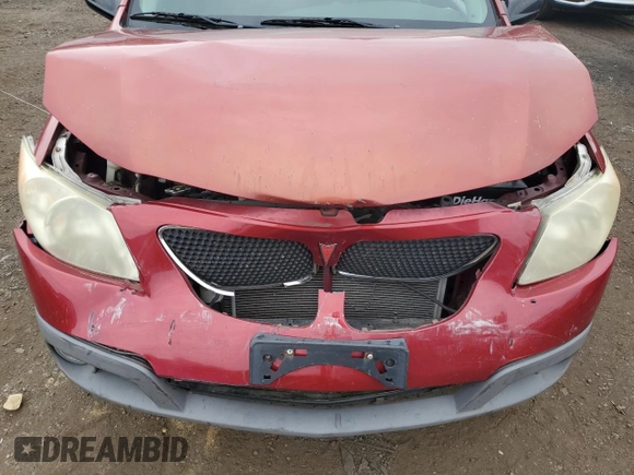 2005 Pontiac Vibe with VIN 5Y2SL638X5Z451699, listed as a Copart auction lot 62332425 with Not provided miles and Salvage title. Bid and sale history available at DreamBid. Image 11.