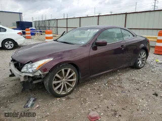 2010 Infiniti G37 Convertible with VIN JN1CV6FE8AM352888, listed as a Copart auction lot 78049094 with 154,200 mi miles and Salvage Title. Bid and sale history available at carsss.com. Image 1.
