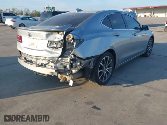 2017 Acura TLX V6 w/Technology Pkg with VIN 19UUB2F5XHA002789, listed as a IAAI auction lot 40945495 with 125,961 mi miles. Bid and sale history available at carsss.com. Image 4.