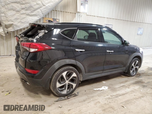 2016 Hyundai Tucson Limited with VIN KM8J33A22GU201264, listed as a Copart auction lot 54212395 with 121,552 mi miles and Clean Title. Bid and sale history available at DreamBid. Image 3.