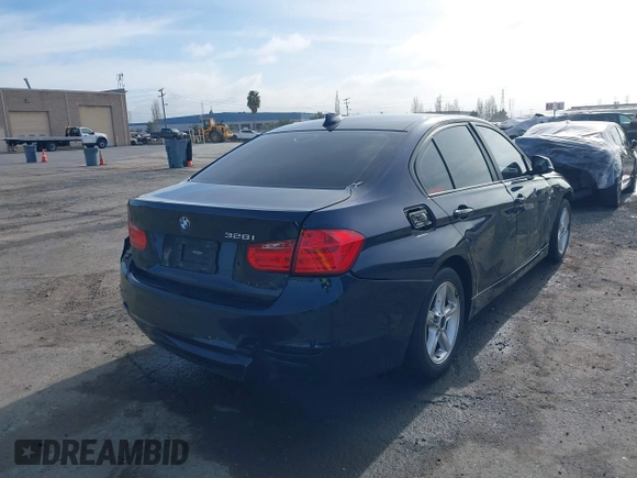 2013 BMW 3 Series 328i with VIN WBA3C1C58DK103904, listed as a IAAI auction lot 41590683 with 108,615 mi miles. Bid and sale history available at carsss.com. Image 4.