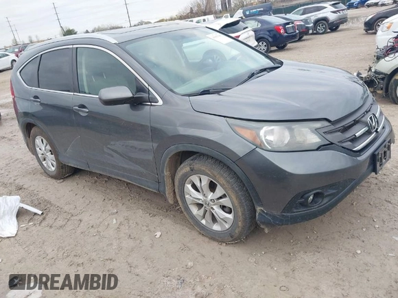 2013 Honda CR-V EX-L with VIN 2HKRM4H79DH664018, listed as a IAAI auction lot 41907086 with 196,150 mi miles. Bid and sale history available at carsss.com. Image 1.