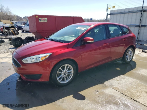 2017 Ford Focus SE with VIN 1FADP3K24HL235417, listed as a Copart auction lot 48990015 with 103,029 mi miles and Salvage Title. Bid and sale history available at carsss.com. Image 1.