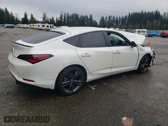2024 Acura Integra w/A-Spec Technology Package with VIN 19UDE4H63RA004667, listed as a Copart auction lot 85348154 with 0 mi miles and Salvage Title. Bid and sale history available at carsss.com. Image 3.