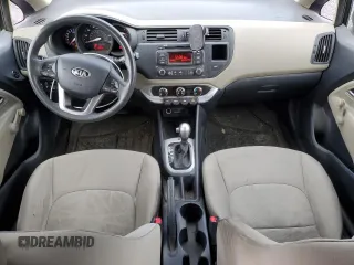 2015 Kia Rio LX with VIN KNADM5A30F6509794, listed as a Copart auction lot 46906075 with 80,546 mi miles and Clean Title. Bid and sale history available at carsss.com. Image 8.