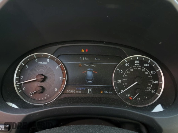 2019 Infiniti QX50 Essential with VIN 3PCAJ5M38KF121754, listed as a Copart auction lot 53316185 with 50,966 mi miles and Salvage title. Bid and sale history available at DreamBid. Image 9.