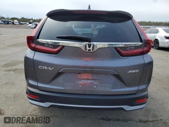2021 Honda CR-V EX-L with VIN 7FARW2H81ME001360, listed as a Copart auction lot 48779075 with 29,758 mi miles and Salvage title. Bid and sale history available at DreamBid. Image 6.