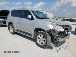 2010 Lexus GX 460 Premium with VIN JTJJM7FXXA5017699, listed as a Copart auction lot 50470045 with 185,063 mi miles and Salvage title. Bid and sale history available at DreamBid. Image 4.