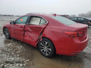 2017 Acura TLX with VIN 19UUB1F3XHA003742, listed as a Copart auction lot 47879745 with 0 mi miles and Salvage Title. Bid and sale history available at carsss.com. Image 2.