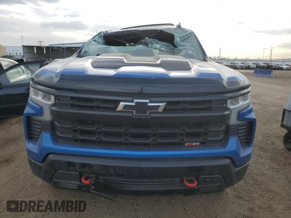 2022 Chevrolet Silverado 1500 LT Trail Boss with VIN 3GCUDFED3NG547626, listed as a Copart auction lot 51004645 with 51,555 mi miles and Salvage Title. Bid and sale history available at DreamBid. Image 5.