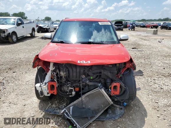 2022 Kia Soul X-Line with VIN KNDJ23AU9N7173094, listed as a Copart auction lot 59462444 with 235,054 mi miles and Salvage Title. Bid and sale history available at DreamBid. Image 5.