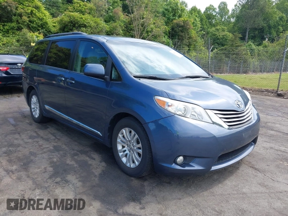 2016 Toyota Sienna XLE with VIN 5TDYK3DC0GS766059, listed as a IAAI auction lot 42214738 with 143,001 mi miles and . Bid and sale history available at DreamBid. Image 1.