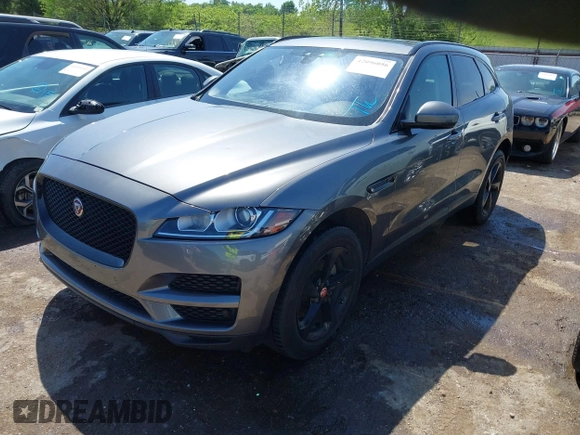2019 Jaguar F-Pace 25t Premium with VIN SADCJ2FX4KA395439, listed as a IAAI auction lot 42096056 with 91,356 mi miles and . Bid and sale history available at DreamBid. Image 2.