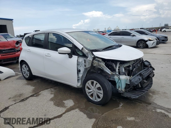 2017 Nissan Note S Plus with VIN 3N1CE2CP1HL367915, listed as a Copart auction lot 59493725 with 94,023 mi miles and Salvage title. Bid and sale history available at DreamBid. Image 4.