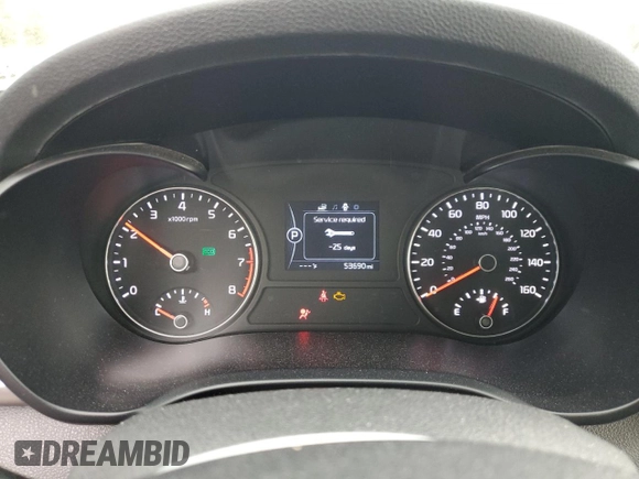 2018 Kia Optima LX с VIN 5XXGT4L38JG263985, выставлен на аукционе Copart как лот 59634065 с пробегом 53 690 миль миль и Списание • Salvage title. История ставок и продаж доступна на DreamBid. Изображение 9.