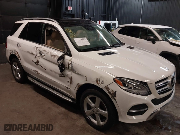 2017 Mercedes-Benz GLE 350 with VIN 4JGDA5HB9HA882255, listed as a IAAI auction lot 41803504 with 53,159 mi miles and . Bid and sale history available at DreamBid. Image 6.