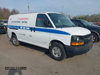 2012 Chevrolet Express Cargo Van with VIN 1GCWGFCA8C1147047, listed as a IAAI auction lot 42126530 with 188,840 mi miles. Bid and sale history available at carsss.com. Image 1.