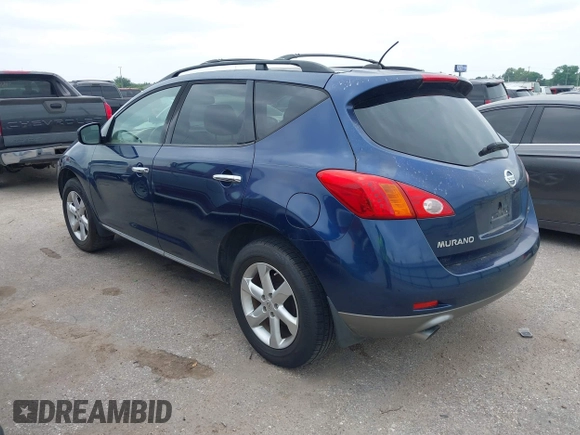 2009 Nissan Murano S with VIN JN8AZ18UX9W004840, listed as a IAAI auction lot 42040378 with 150,667 mi miles. Bid and sale history available at carsss.com. Image 3.