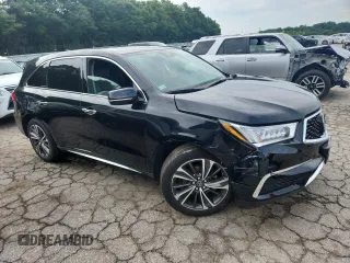 2020 Acura MDX Technology with VIN 5J8YD4H59LL004647, listed as a Copart auction lot 62535795 with 53,973 mi miles and Salvage title. Bid and sale history available at DreamBid. Image 4.