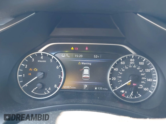 2020 Nissan Murano SV with VIN 5N1AZ2BJ3LN145855, listed as a IAAI auction lot 41396278 with 65,987 mi miles and . Bid and sale history available at DreamBid. Image 7.