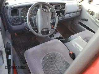1999 Dodge Dakota SLT with VIN 1B7GG22Y0XS159737, listed as a Copart auction lot 76625814 with 144,332 mi miles and Salvage Title. Bid and sale history available at DreamBid. Image 8.