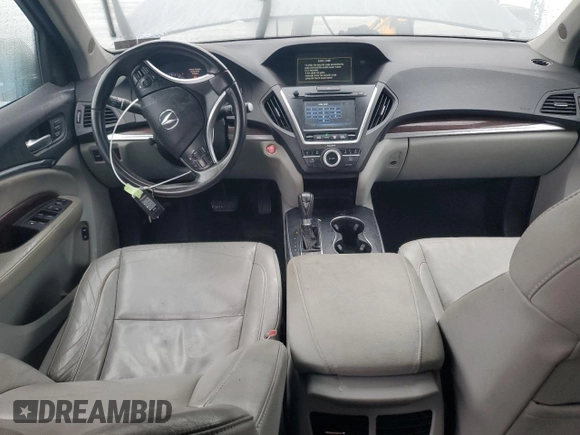 2015 Acura MDX Technology with VIN 5FRYD4H43FB002890, listed as a Copart auction lot 60710895 with 148,598 mi miles and Salvage title. Bid and sale history available at DreamBid. Image 8.
