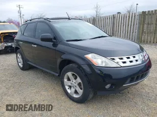 2003 Nissan Murano SL with VIN JN8AZ08T23W121885, listed as a IAAI auction lot 41954132 with 157,454 mi miles. Bid and sale history available at carsss.com. Image 1.