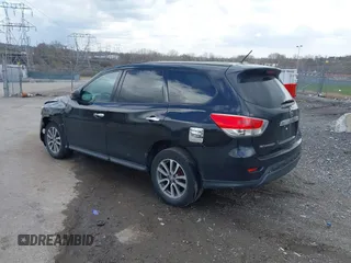 2014 Nissan Pathfinder SV with VIN 5N1AR2MM4EC708630, listed as a IAAI auction lot 41893720 with 129,985 mi miles. Bid and sale history available at carsss.com. Image 3.