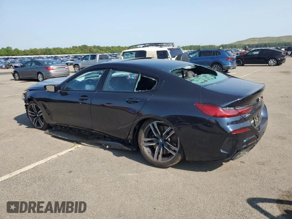 2023 BMW 8 Series 840i with VIN WBAGV4C05PCL05034, listed as a Copart auction lot 60471075 with Not provided miles and Salvage title. Bid and sale history available at DreamBid. Image 2.