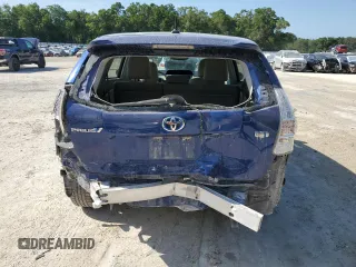 2012 Toyota Prius Two with VIN JTDZN3EU4C3132722, listed as a Copart auction lot 55067085 with 134,276 mi miles and Salvage Title. Bid and sale history available at DreamBid. Image 6.