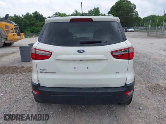 2021 Ford EcoSport SE with VIN MAJ3S2GE9MC448347, listed as a IAAI auction lot 42289292 with 39,874 mi miles and . Bid and sale history available at DreamBid. Image 16.