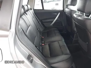 2005 BMW X3 3.0i with VIN WBXPA93495WD18319, listed as a IAAI auction lot 41906633 with 185,090 mi miles. Bid and sale history available at carsss.com. Image 8.