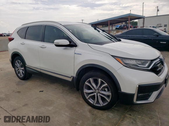 2020 Honda CR-V Touring with VIN 7FART6H97LE022298, listed as a Copart auction lot 63292795 with 57,141 mi miles and Salvage title. Bid and sale history available at DreamBid. Image 4.