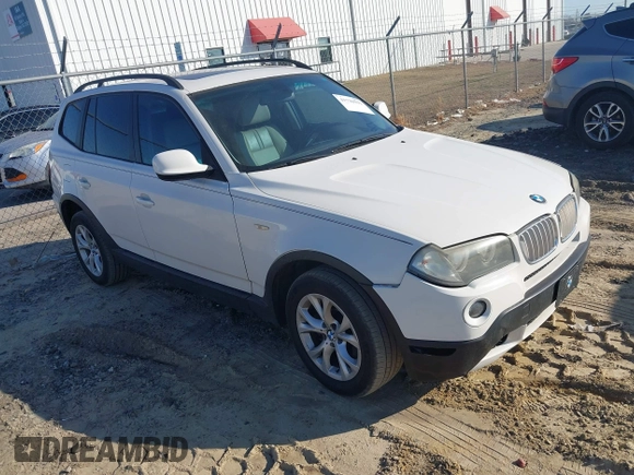 2010 BMW X3 xDrive30i with VIN WBXPC9C41AWJ35191, listed as a IAAI auction lot 41720593 with 139,468 mi miles. Bid and sale history available at carsss.com. Image 1.