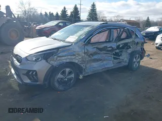 2022 Kia Niro LXS with VIN KNDCB3LC1N5534245, listed as a IAAI auction lot 41275150 with 24,592 mi miles. Bid and sale history available at carsss.com. Image 17.