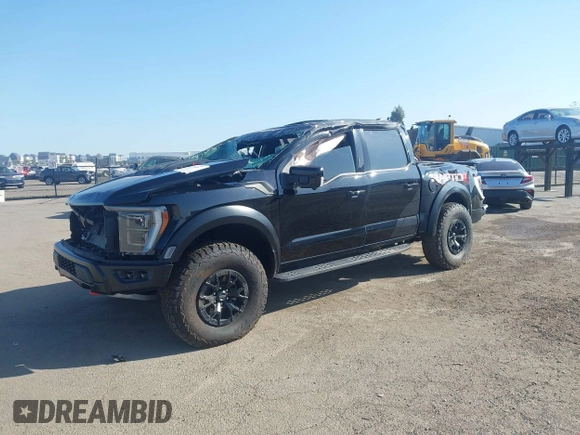 2023 Ford F-150 Raptor with VIN 1FTFW1RJ0PFA44288, listed as a IAAI auction lot 41177459 with 11,146 mi miles and . Bid and sale history available at DreamBid. Image 2.