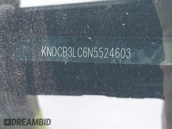 2022 Kia Niro LXS with VIN KNDCB3LC6N5524603, listed as a IAAI auction lot 41371264 with 104,130 mi miles. Bid and sale history available at carsss.com. Image 9.