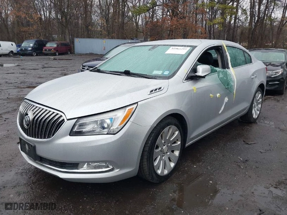 2014 Buick LaCrosse Premium I with VIN 1G4GE5G3XEF232506, listed as a IAAI auction lot 41963295 with 126,680 mi miles. Bid and sale history available at carsss.com. Image 2.
