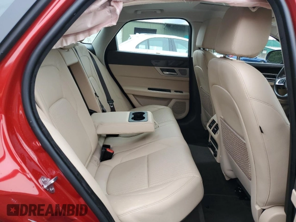 2019 Jaguar XF 30t Prestige with VIN SAJBK4GX2KCY77458, listed as a Copart auction lot 48690415 with 34,142 mi miles and Salvage Title. Bid and sale history available at carsss.com. Image 10.