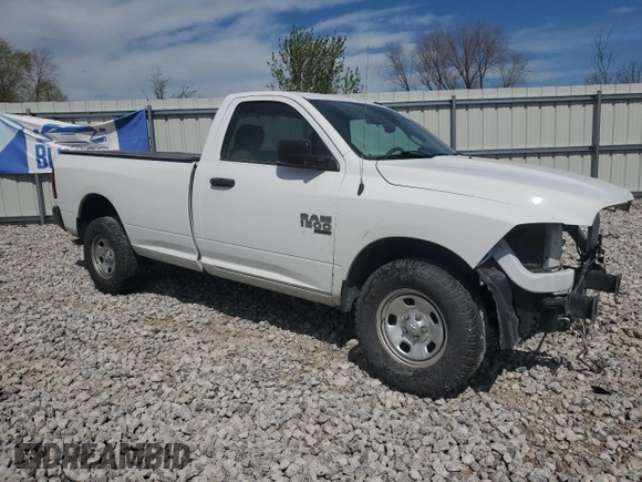 2019 Ram 1500 Tradesman с VIN 3C6JR7DG6KG691812, выставлен на аукционе Copart как лот 54824525 с пробегом Не указан миль и Списание • Salvage title. История ставок и продаж доступна на DreamBid. Изображение 4.