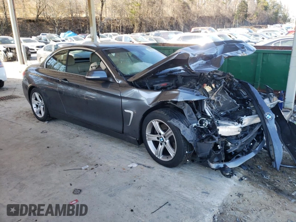 2014 BMW 4 Series 428i with VIN WBA3V5C53EJ969468, listed as a Copart auction lot 88282105 with Not provided miles and Salvage title. Bid and sale history available at DreamBid. Image 4.