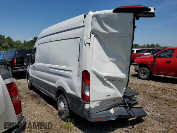 2022 Ford Transit Cargo with VIN 1FTBR2X89NKA80612, listed as a Copart auction lot 56966195 with 55,119 mi miles and Non repairable. Bid and sale history available at DreamBid. Image 2.