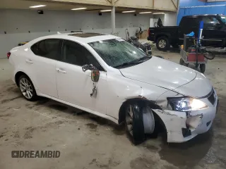 2012 Lexus IS 250 with VIN JTHCF5C22C5053701, listed as a Copart auction lot 45096585 with 194,234 mi miles and Salvage title. Bid and sale history available at DreamBid. Image 4.