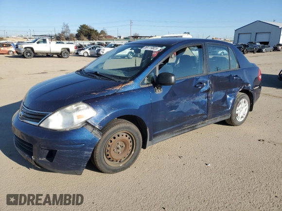 2011 Nissan Versa 1.8 S with VIN 3N1BC1AP1BL424295, listed as a Copart auction lot 89119855 with 0 mi miles and Salvage Title. Bid and sale history available at carsss.com. Image 1.