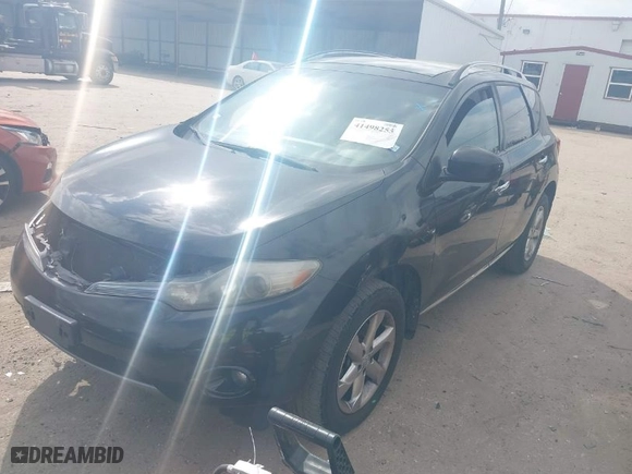 2010 Nissan Murano S with VIN JN8AZ1MU0AW016019, listed as a IAAI auction lot 41498255 with 207,317 mi miles. Bid and sale history available at carsss.com. Image 2.