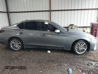 2019 Infiniti Q50 3.0t Signature Edition with VIN JN1EV7APXKM519048, listed as a IAAI auction lot 40445241 with 99,705 mi miles. Bid and sale history available at carsss.com. Image 13.