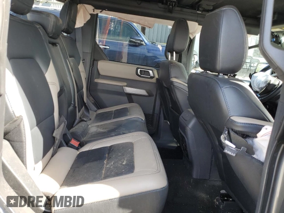 2023 Ford Bronco with VIN 1FMEE5DP5PLA85207, listed as a Copart auction lot 53865985 with 17,561 mi miles and Salvage title. Bid and sale history available at DreamBid. Image 12.